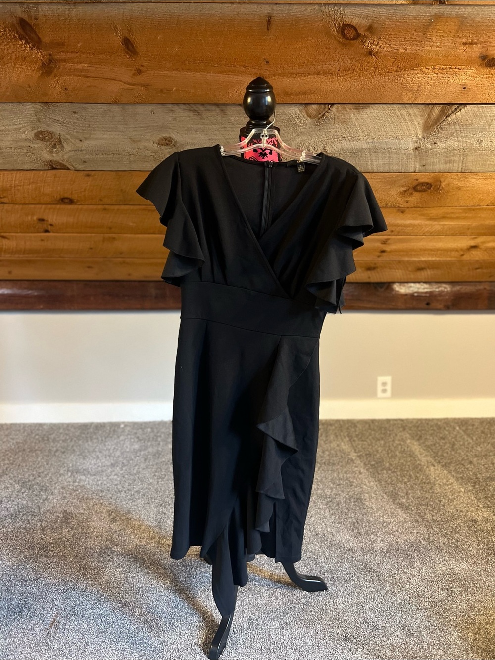 Black Ruffle Dress